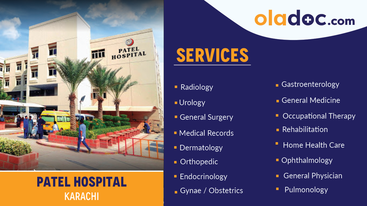 Services Offered by Patel Hospital Karachi